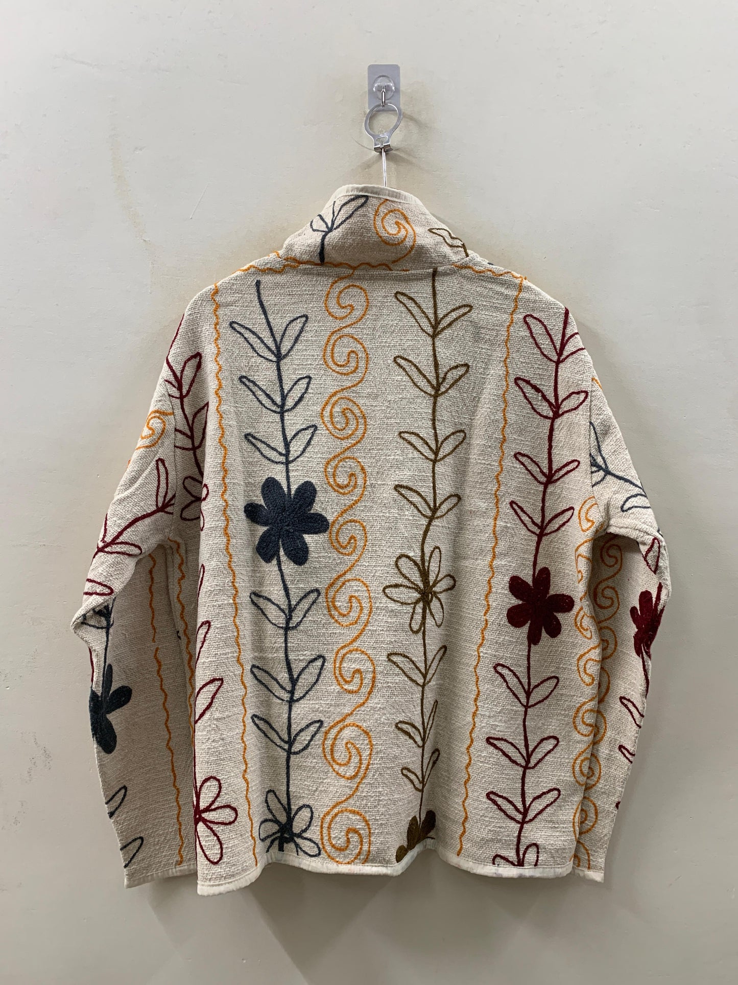 The Bagh Jacket — Ivory Wildflower - Default Title - Zoshak
