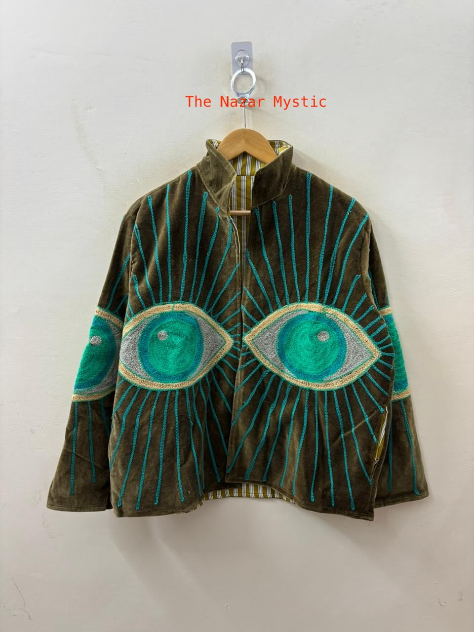 The Nazar — Evil Eye Embroidered Velvet Jackets - The Nazar Mystic - Zoshak