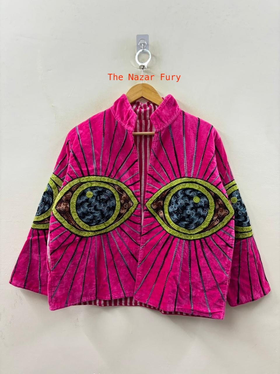 The Nazar — Evil Eye Embroidered Velvet Jackets - The Nazar Fury - Zoshak