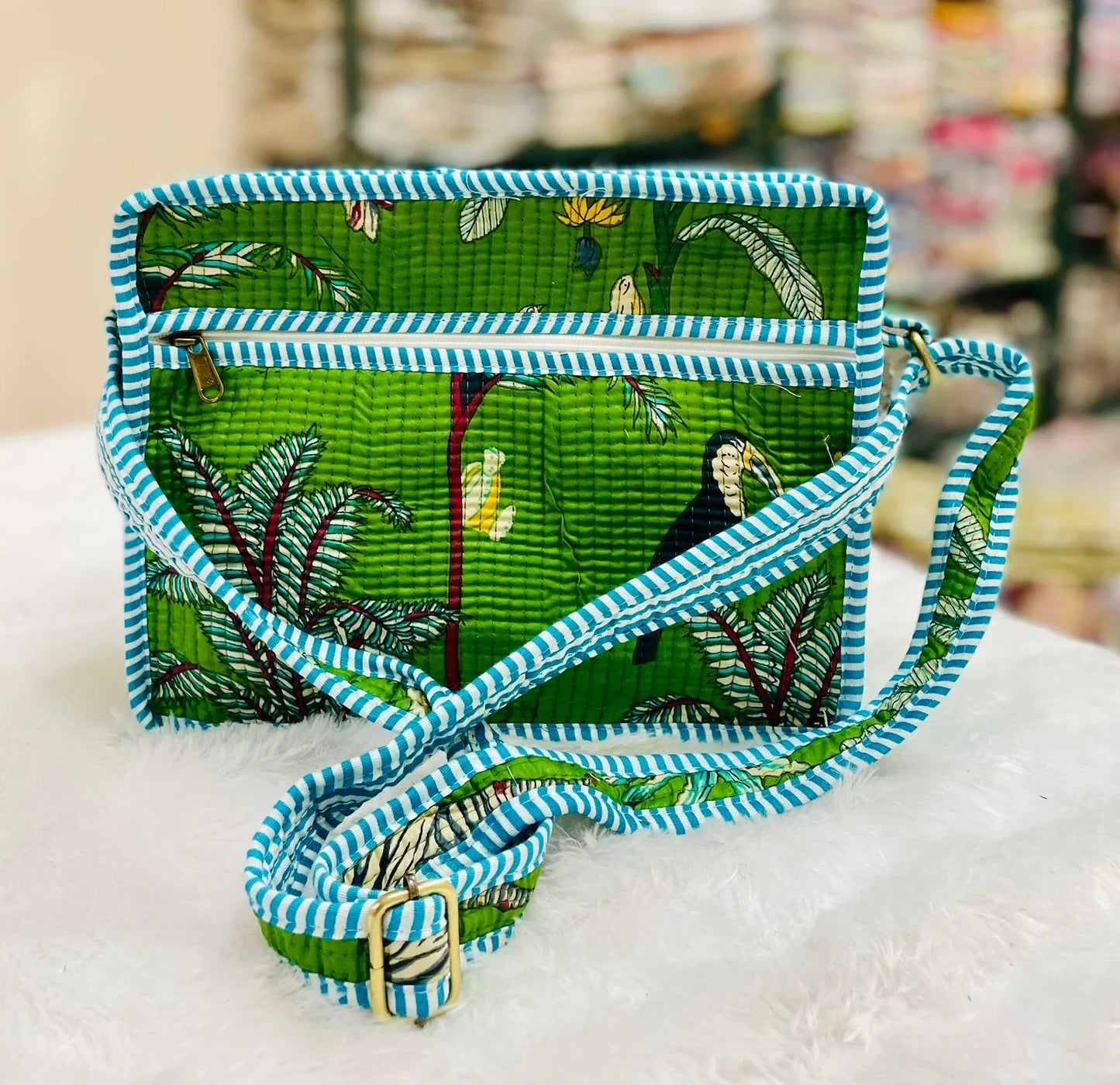 The Lotus Sling - Green Toucan - Zoshak