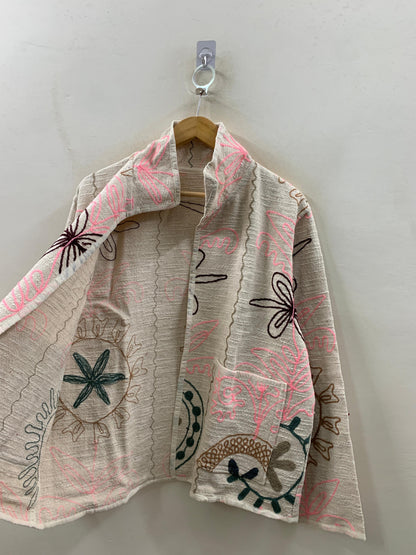 The Bagh Jacket — Ivory Sketch - Default Title - Zoshak