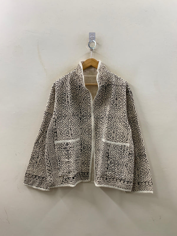 The Bagh Jacket — Arabesque Noir - Default Title - Zoshak