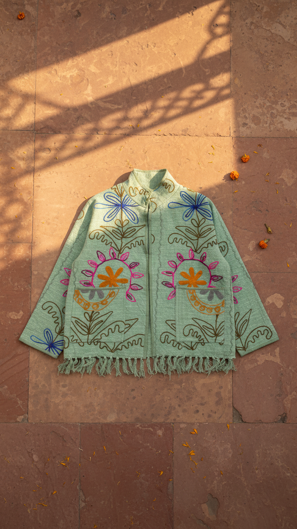 The Bagh Jacket — Mint Garden - Default Title - Zoshak