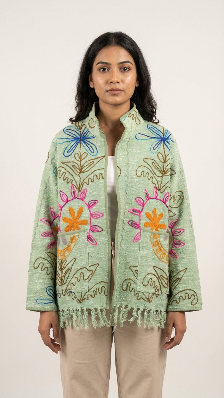 The Bagh Jacket — Mint Garden - Default Title - Zoshak