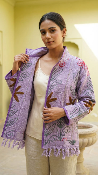 The Bagh Jacket — Lavender Wild - Default Title - Zoshak