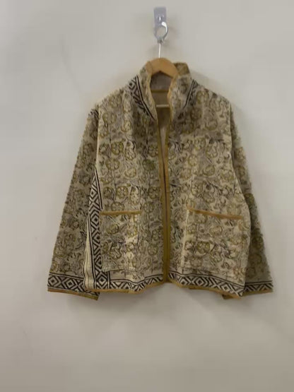 The Bagh Jacket — Marigold Block