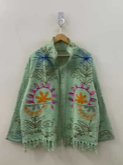 The Bagh Jacket — Mint Garden